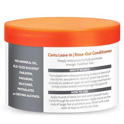 Cantu Shea Butter Men's Collection Leave in Conditioner 370ml