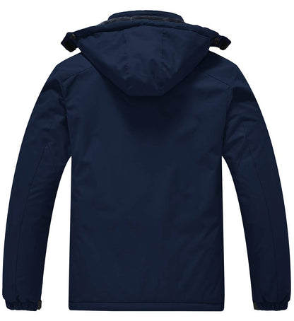 - donhobo Men's Waterproof Ski Jackets | Winter Fleece Windproof | Jacket Outdoor Hiking Windbreaker Coats -