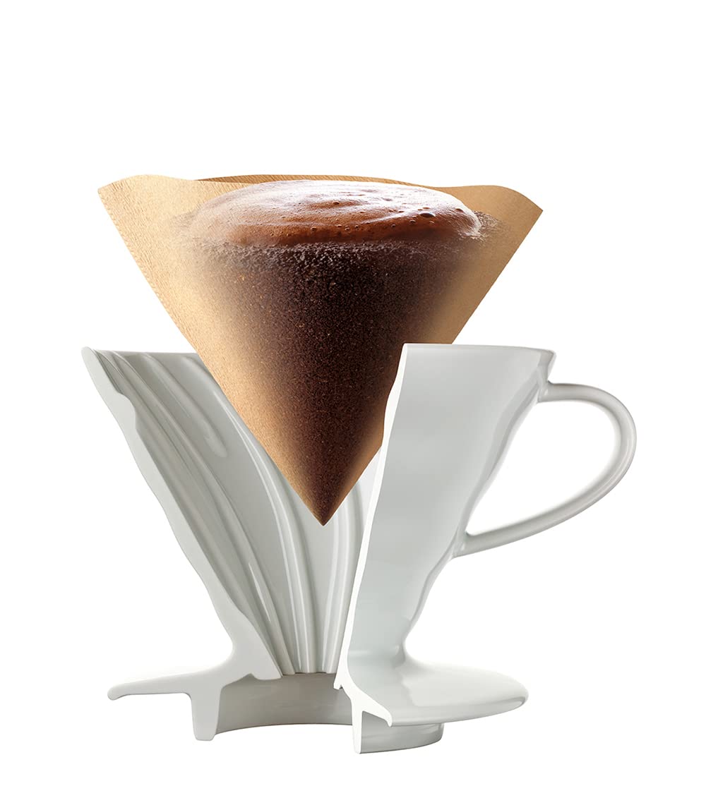 - Hario V60 Filter Papers | Paper Coffee Filters for V60 Dripper | Compatible with Size 02 | 100 Pack -