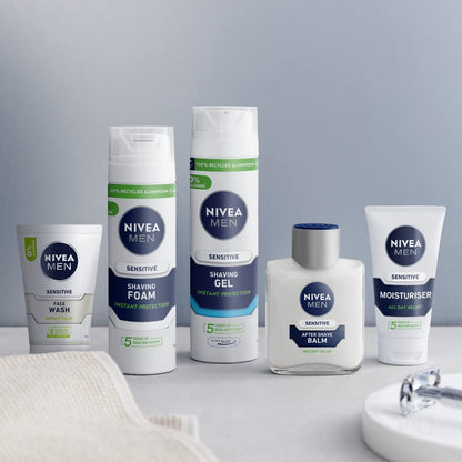 - NIVEA MEN Sensitive Cooling Shaving Gel| (200 ml) | Alcohol-Free Cool Sensitive Skin -