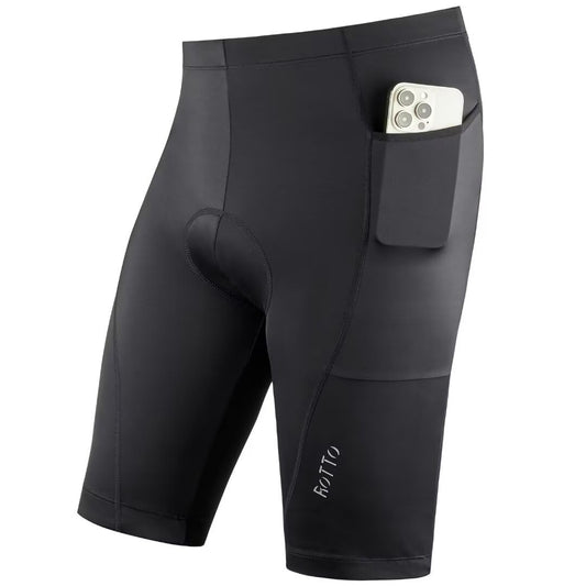 - ROTTO Cycling Shorts | Mens Padded Bike Shorts Cycle Shorts | Gel & Sponge Padding -