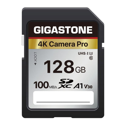 - Gigastone 128GB SDXC Memory Card 4K Pro Series Camera Transfer | Speed Up to 100MB/s -