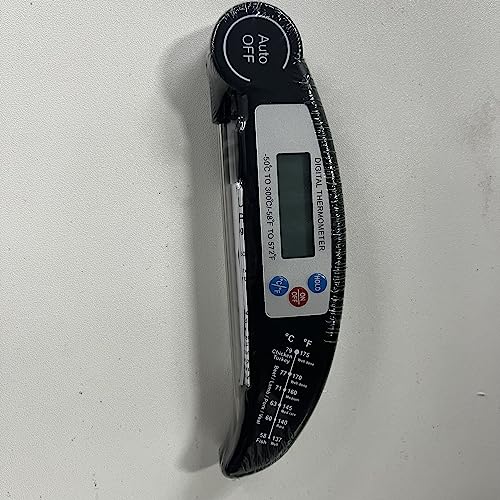 - flintronic Food Thermometer | Digital Instant Read Meat High Accuracy Foldable Long Probe Food Cooking Thermometer with °F/°C, Auto On/Off Cooking Thermometer -