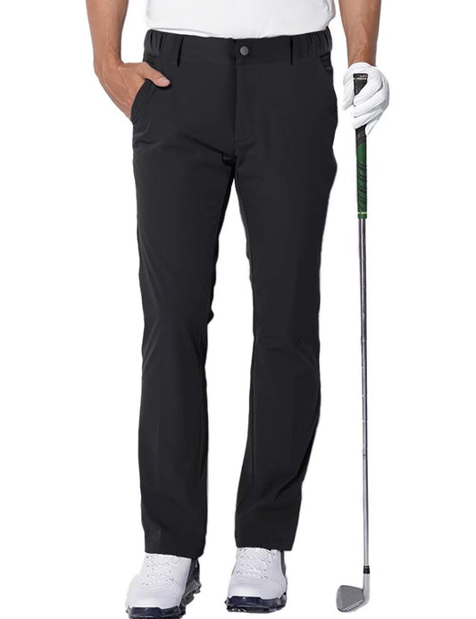 - Mens Golf Waterproof Trousers | Slim Fit | Lightweight | Stretch Tapered -