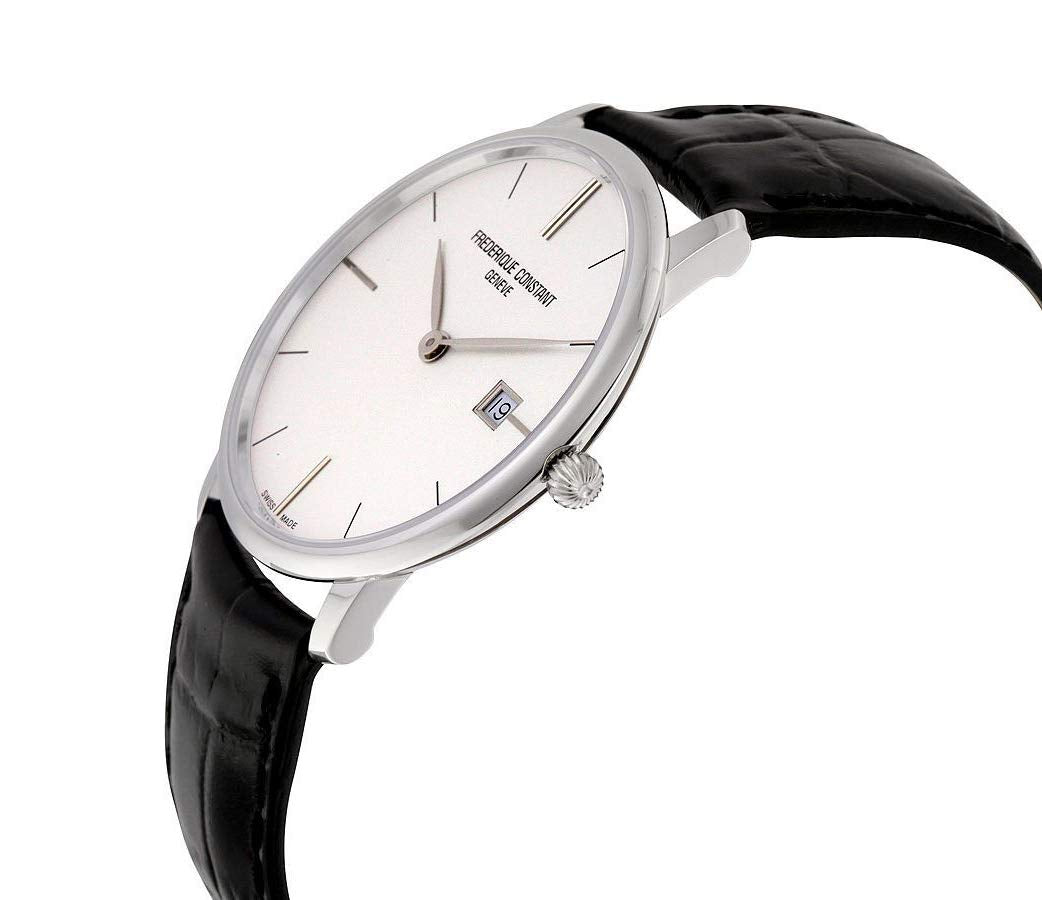 - Frederique Constant Men's Analogue Quartz Watch with Leather Strap FC-220S5S6 -