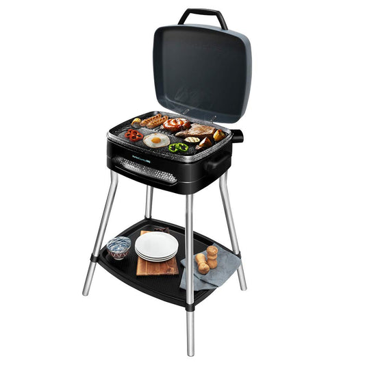 Cecotec PerfectCountry BBQ Barbecue Electric with 2000 W of Power and Coating RockStone