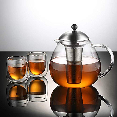 - Glastal Double Walled Espresso Coffee Glass | Glasses for Tea Dessert 100ml (4oz) Set of 2 -