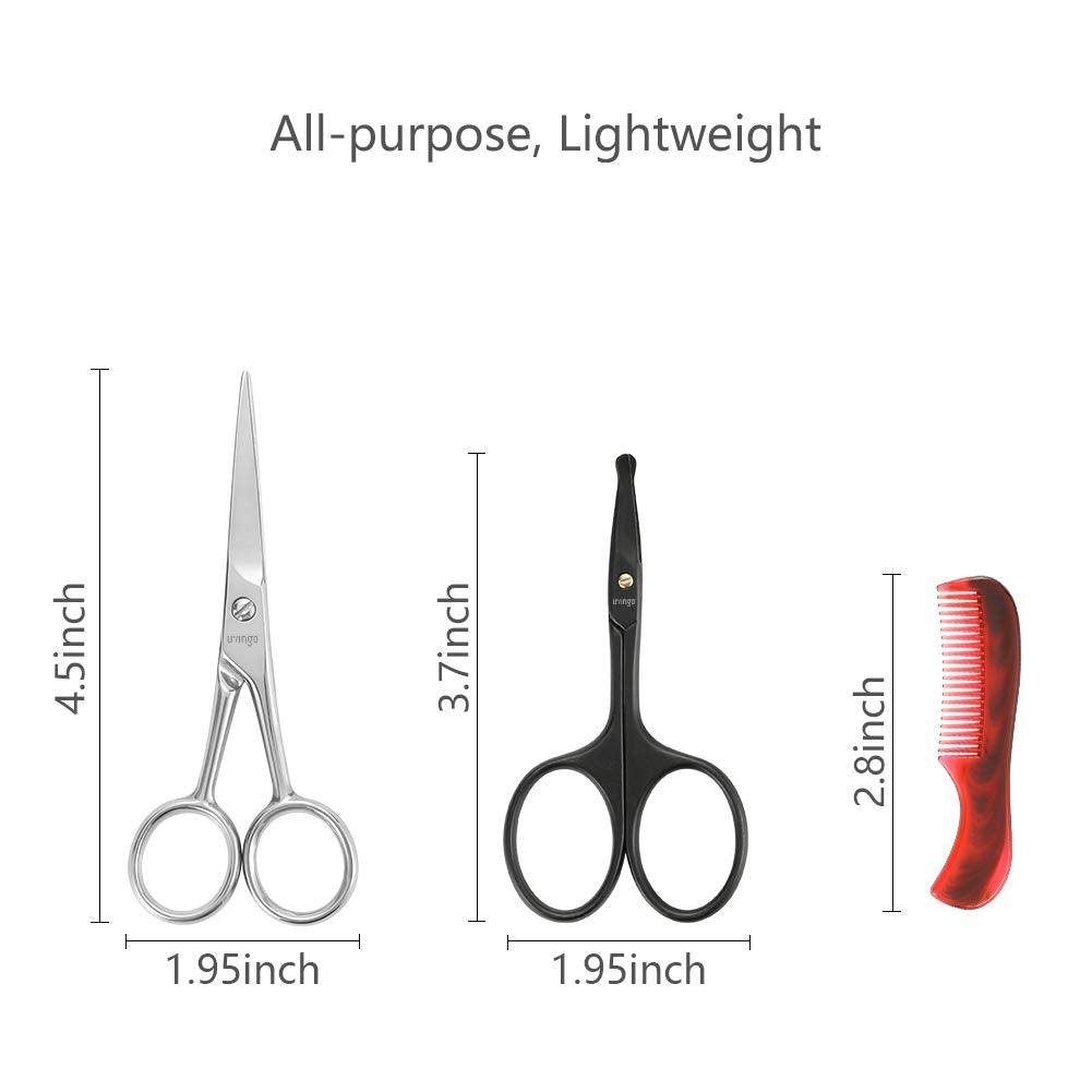 - LIVINGO Beard & Mustache Scissors for Men | Professional -