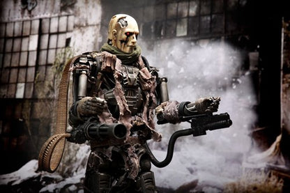 - Hot Toys Movie Masterpiece Terminator | 4 1/6 Scale Figure T-600 Damage Skin Version -