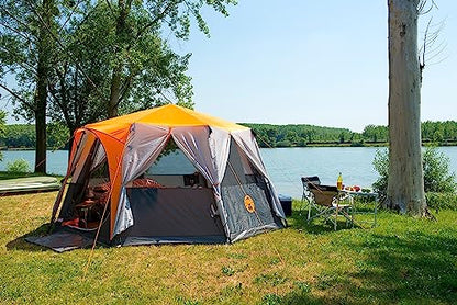 Coleman Unisex 8 Man Tent, Orange, 6 to 8 person