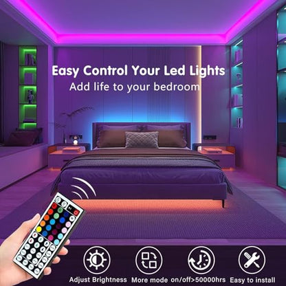 - Keepsmile 30M Led Strip Lights | (2 Rolls of 15M) | Bluetooth Smart App Control -