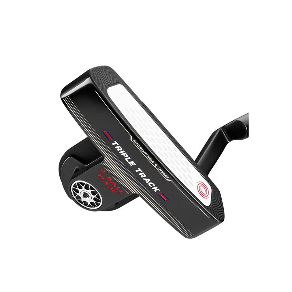 - Odyssey Golf Triple Track Putter | Left Hand 34" 2 Ball Blade Pistol Grip -