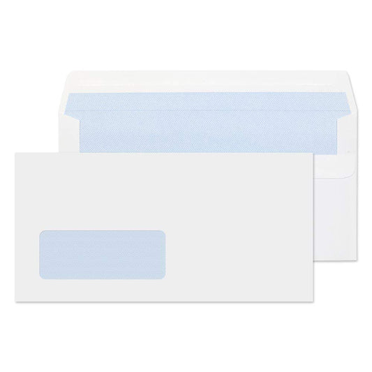 Blake Purely Everyday DL 110 x 220 mm 80gsm Self Seal Window Envelopes (FL2884/500) White - Pack of 500