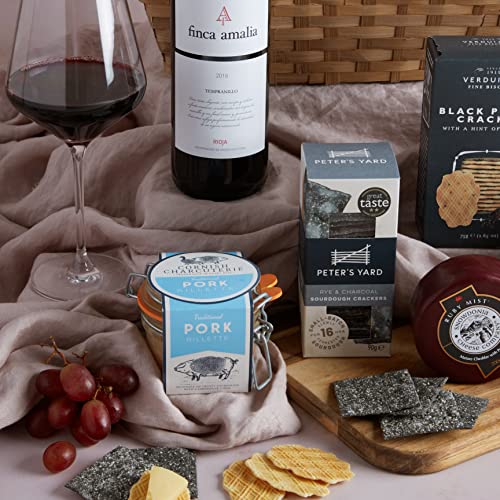 - Wine and Cheese Hamper, With Pate - Award Winning Cheese, Rioja Red Wine, Pate.