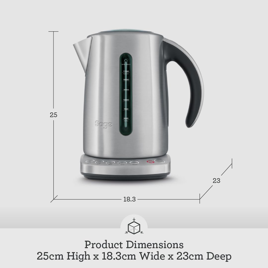- Sage | The Smart Kettle, Brushed Stainless Steel -