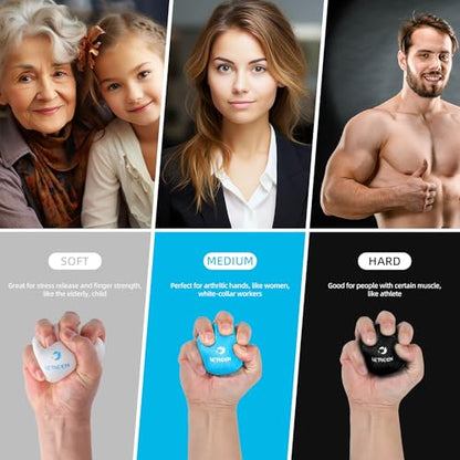 - LETREEN Stress Balls for Adults And Kids | Hand Exercise Gel Stress Balls -
