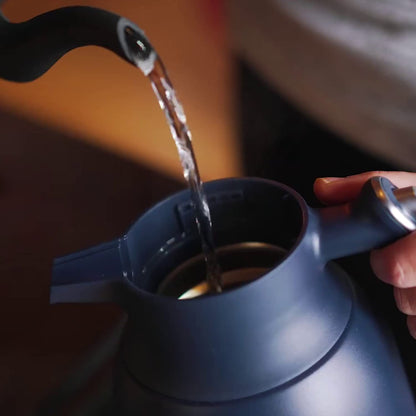 - IDEUS Vacuum Insulated Coffee Carafe | 68 oz (2 Liters) | Stainless Steel Milk Jug | Thermal Tea Pot Hot & Cold -