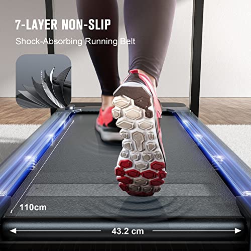 - Foldable Treadmill 3 Incline Levels | Max Weight 180kg | Up to 16km/h | Bluetooth -