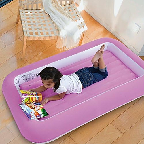 - JILONG Childrens Kids Inflatable Safety Flocked AIRBED -