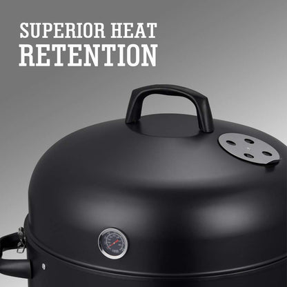 - SUNLIFER | BBQ Charcoal Smoker Grill | 3-in-1 Heavy Duty Barbecue Grill -