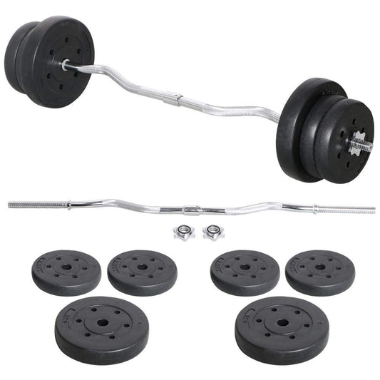 - Yaheetech Barbell Weight Set (25KG) For Home Gym & Weight Lifting Training.