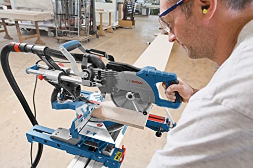 Bosch Professional GCM 8 SJL Sliding mitre Saw (sawblade-Ø: 216 mm, incl. clamp, 1 x Circular Saw Blade, Optiline Wood, in Cardboard Box)