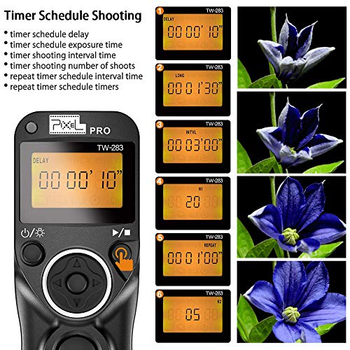 - PIXEL TW-283 DC2 | Wireless Remote Shutter Release | 2.4G Timer | Remote Control -