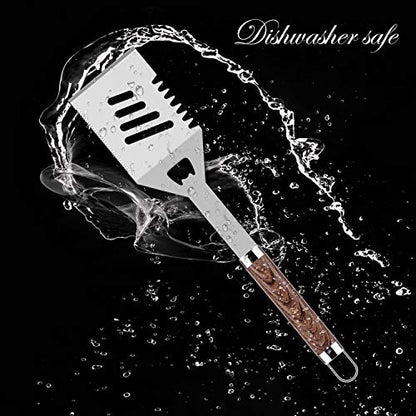 - ROMANTICIST 30pcs BBQ Grill Tool Set | Heavy Duty Stainless Steel Grill Utensils Set -