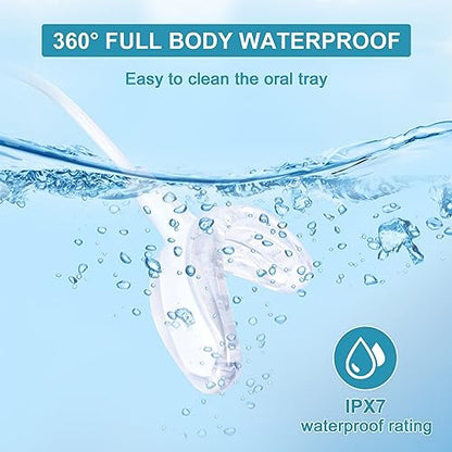 - Riatanxi Teeth Whitening Kit With Gel Light | 5×3ml Whitening Gel Pens | 16X Blue LED Light | Professional Home Care Bleaching System -