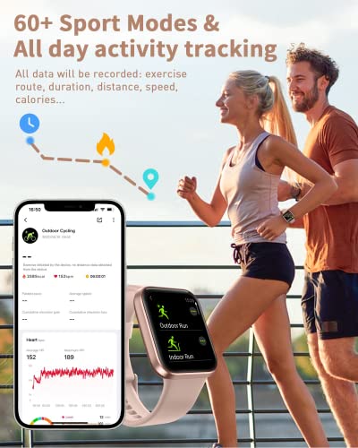 - Smart Watch for Women | Alexa Built-in 1.7" Touch Screen Fitness Watch | For iPhone Android -