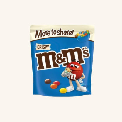 - M&M's Sharing Pouch Chocolate 220g | Peanut Chocolate 220g & Crispy Chocolate 213g -