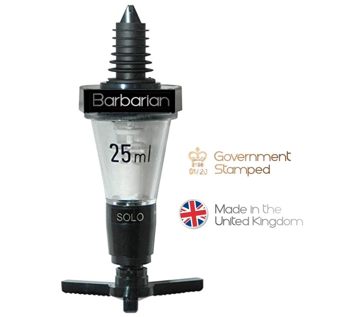 Barbarian 4/6 Bottle Optics for Spirits - Bar Butler Shot Measure Bracket Alcohol Wine Upside Down Drink Dispenser Home bar Garage Man cave (4 Bottle)