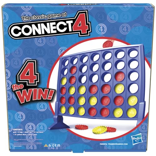 - The Classic Game of Connect 4 Strategy Board Game | 2 Games for Kids Aged 6 and up -