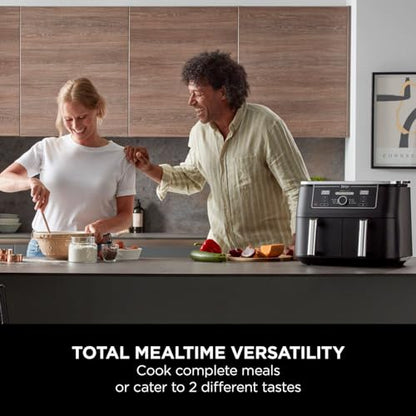 - Ninja Foodi MAX Dual Zone Digital Air Fryer | 2 Drawers | 9.5L | 6-in-1 -