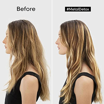 - L’Oréal Professionnel | Metal Detox Hair Mask, for Smooth, Strong & Shiny Looking Hair -