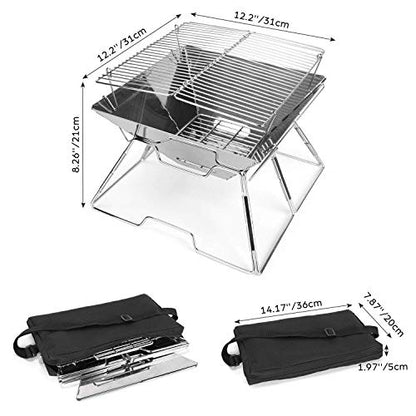 - Odoland BBQ | Fire Pit | Portable Campfire Pit -