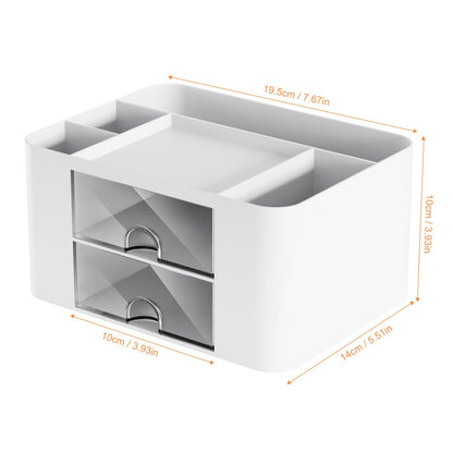 - Senders Desk Organiser | 2 Drawers | Desk Tidy Organiser | Pen Holder -