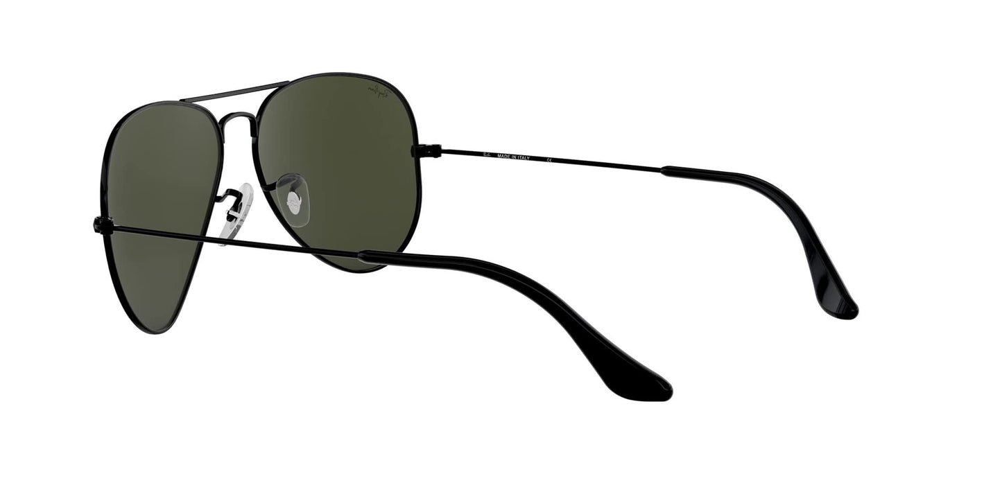 - Ray-Ban mens Aviator Sunglasses | Black | 58 mm UK -