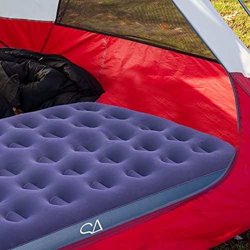 - SA Products Blow Up Bed | Double Airbed with Electric Air Pump | Waterproof Inflatable Mattress | Quick Inflatable Bed Air Mattress for Hiking, Travel, and Outdoors | (AC Pump) -