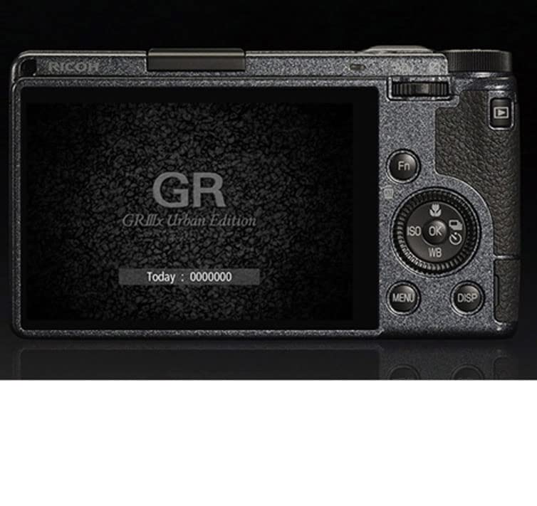 - Ricoh GR IIIx Urban Edition | Metallic Grey Body with Navy Blue Ring | Digital Compact Camera with 24MP -