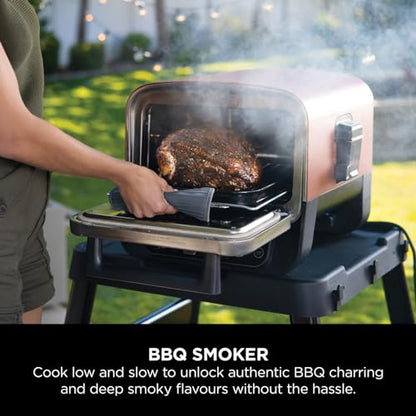 - Ninja Woodfire Electric Outdoor Oven | 8-in-1 Pizza Oven | High-Heat Roaster & BBQ Smoker with Roast Rack -
