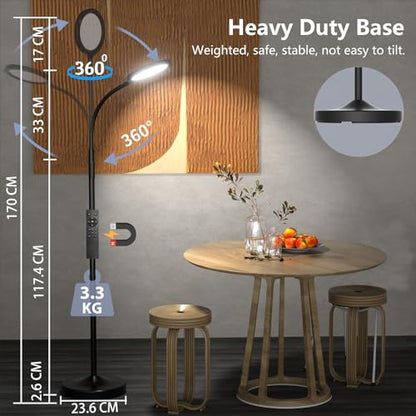 - Keepsmile Floor Lamp | Super Bright Dimmable LED Lamp -
