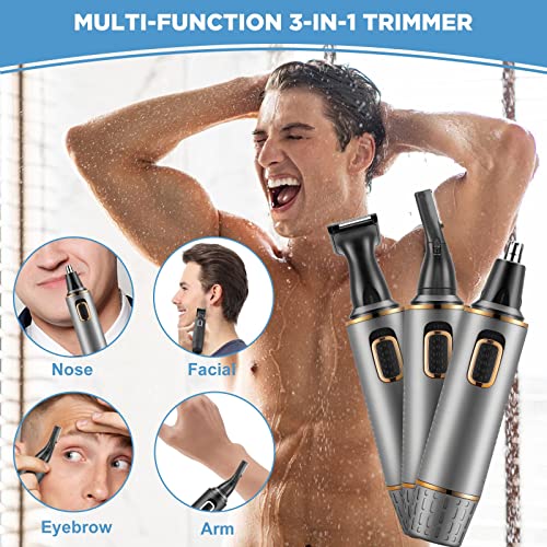 - Rechargeable Nose Hair Trimmer for Men | 2024 Professional Upgrade Nose Trimmer -