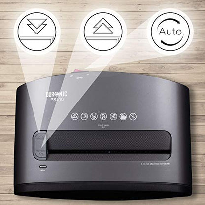 - Duronic Micro Cut Paper Shredder PS410 | Shred 8 Sheet Heavy Duty Electric Shredders -