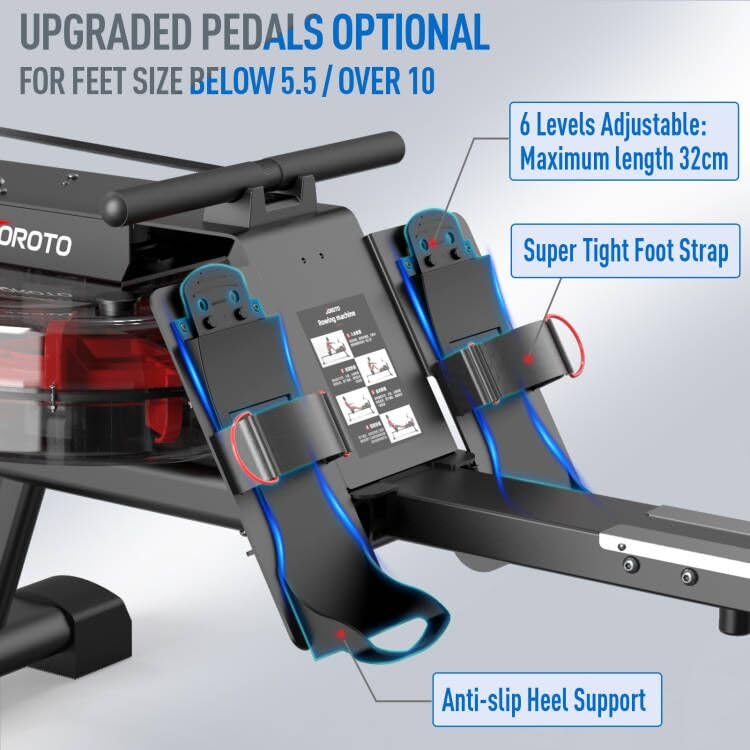 - JOROTO MR23 Rowing Machines For Home Gym | Foldable Rower Machine | 300 LBS Weight Capacity -