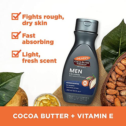 - Palmers Cocoa Butter Mens Body Lotion | 8.5oz -