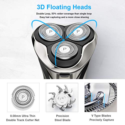 - Phisco RMS8112 | Electric Shaver | Cordless & Rechargeable | Waterproof Design -