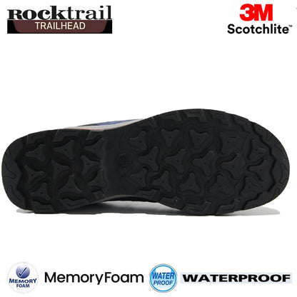 - Mens Waterproof Hiking Trainers | Memory Foam | Sturdy Grip -