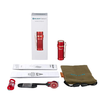- OLIGHT Baton 3 | Pocket Torch | 1200 Lumens | LED Compact | Magnetic | Rechargeable -