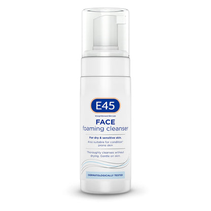 - E45 Face Wash Foaming Cleanser | Daily Face Cleanser For Dry and Sensitive Skin –